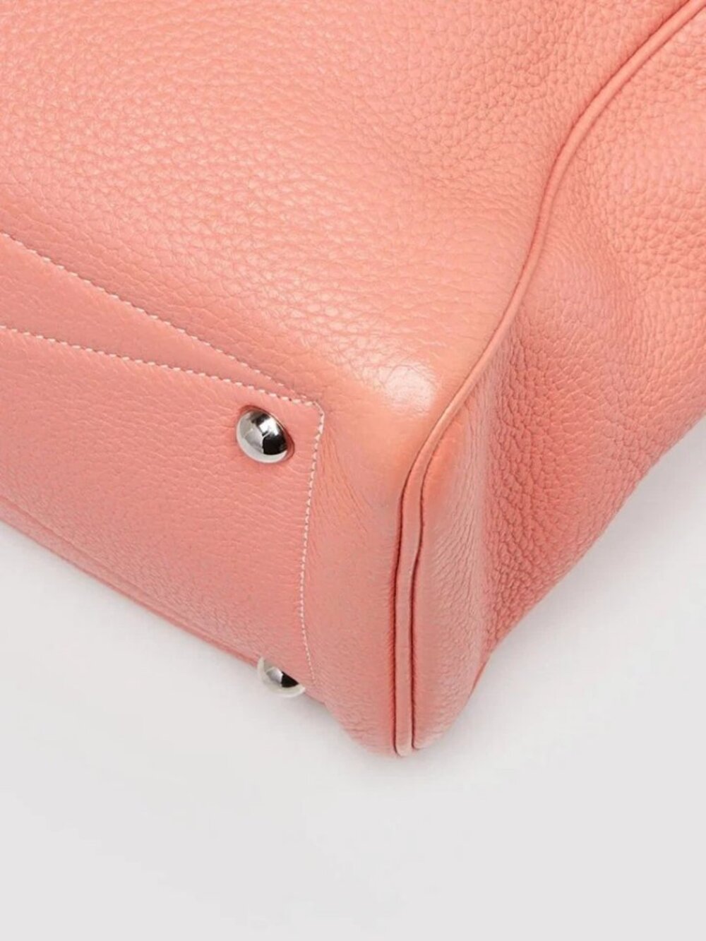 Hermes 35cm Crevette Clemence Leather Victoria II Bag - Picture 4 of 12